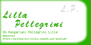 lilla pellegrini business card
